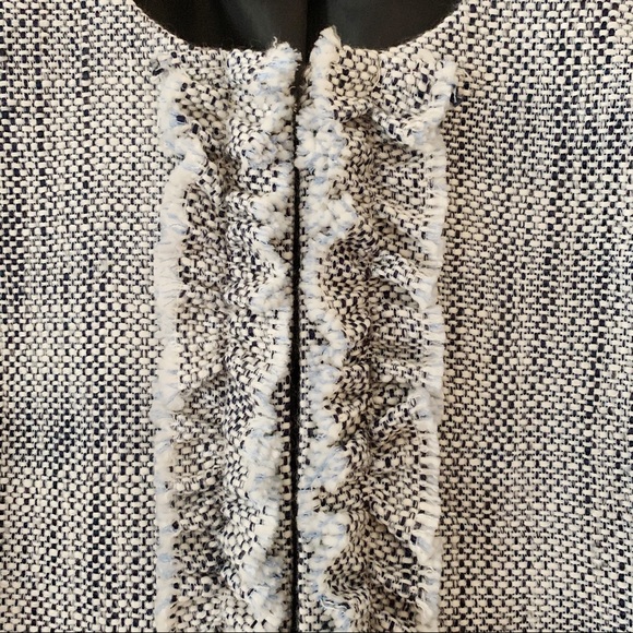 Multicolored Ruffle Blazer Size 6 - Picture 4 of 6